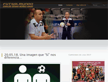 Tablet Screenshot of futsalmundo.com